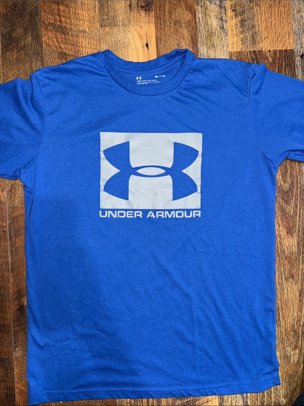 Under Armour Royal Blue Short Sleeve Logo Tee